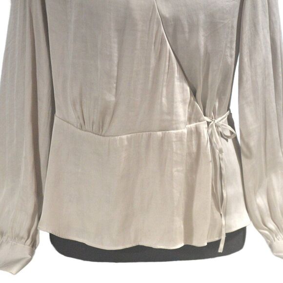 Banana Republic Wrap Blouse Size Small - Picture 3 of 7